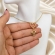 Colar Feminino Menina Pendente com Coração