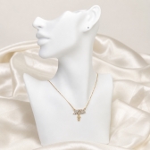 Colar Feminino Mãe Cravejado com Pingente Filho - Menino