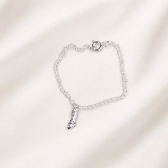 Pulseira Infantil Amuleto da Sorte - Prata