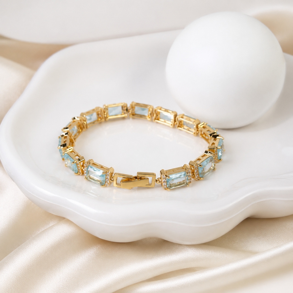 Pulseira Riviera Vivace - Ouro Azul