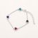 Pulseira Corações Aurora - Prateado