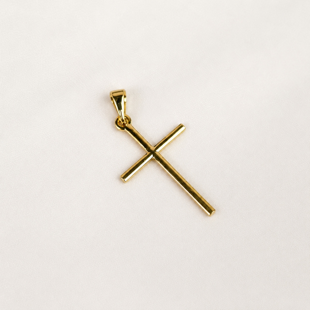 Pingente Masculino Cruz Minimalista P
