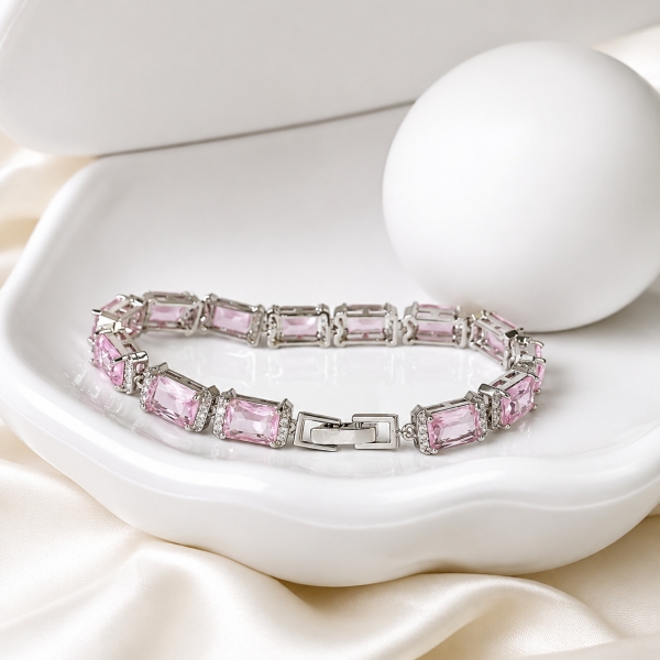 Pulseira Riviera Vivace - Prata Rosa