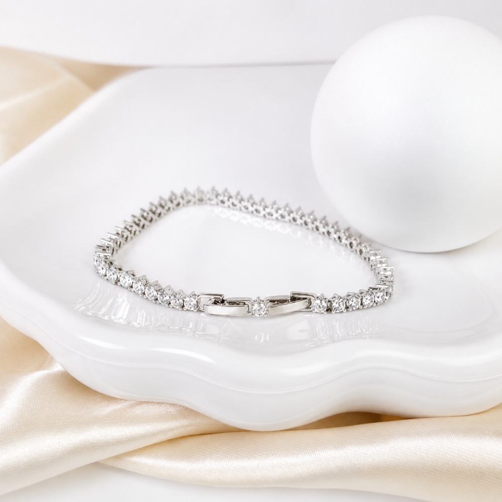 Pulseira Riviera Lumi - Cristal