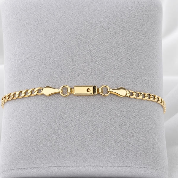 Pulseira Masculina Elo Grumet Classic - Dourado