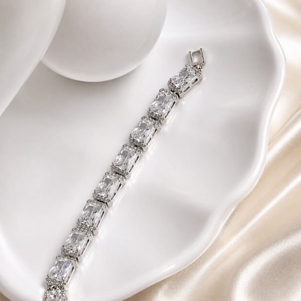 Pulseira Riviera Vivace - Prata Cristal