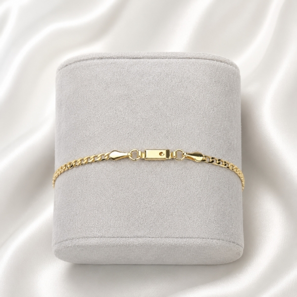 Pulseira Masculina Elo Grumet Classic - Dourado