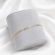 Pulseira Masculina Elo Grumet Classic - Dourado