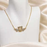 Colar Feminino Amor de Mãe Cravejado - Menina
