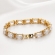Pulseira Riviera Vivace - Ouro Cristal