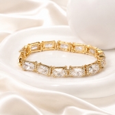 Pulseira Riviera Vivace - Ouro Cristal