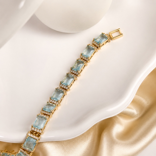 Pulseira Riviera Vivace - Ouro Azul