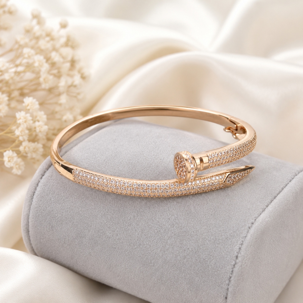 Bracelete Prego Luxo - Dourado