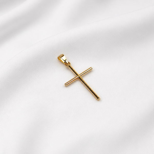 Pingente Masculino Cruz Minimalista G