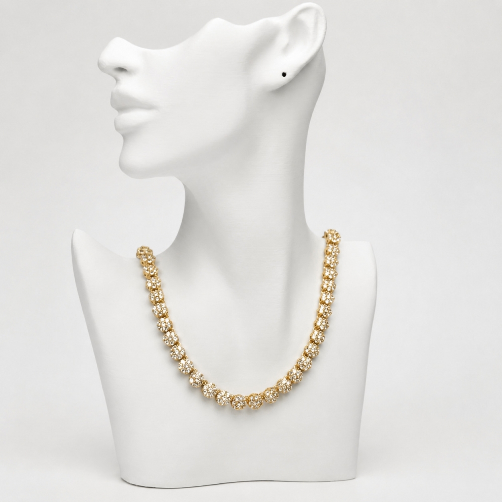 Colar Riviera Celeste - Dourado