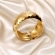 Bracelete Prisma - Dourado