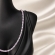 Colar Riviera Leggero - Cristal com Rosa
